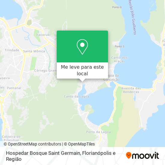 Hospedar Bosque Saint Germain mapa