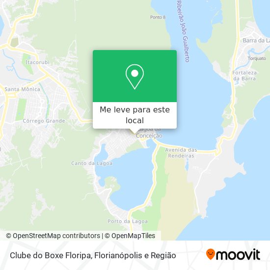 Clube do Boxe Floripa mapa