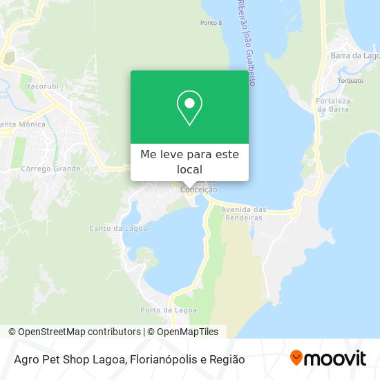 Agro Pet Shop Lagoa mapa