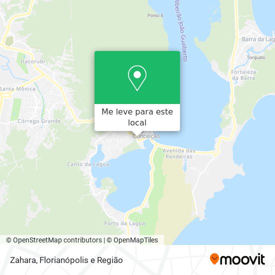 Zahara mapa
