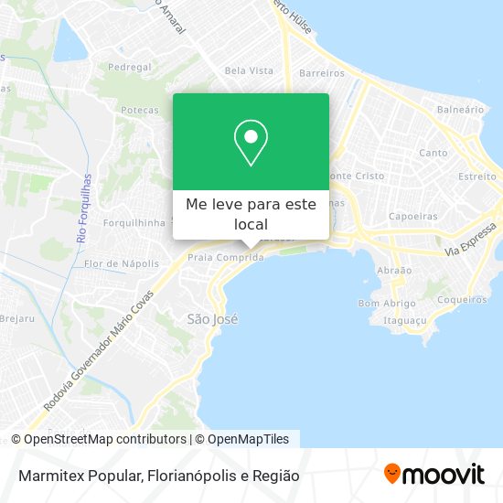 Marmitex Popular mapa