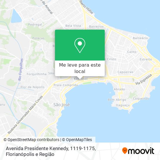 Avenida Presidente Kennedy, 1119-1175 mapa