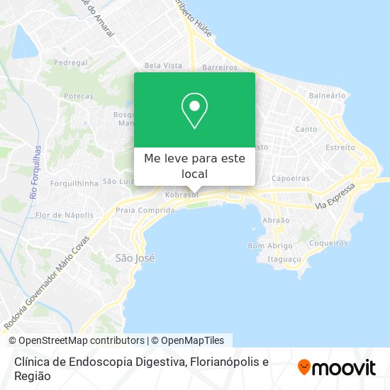 Clínica de Endoscopia Digestiva mapa