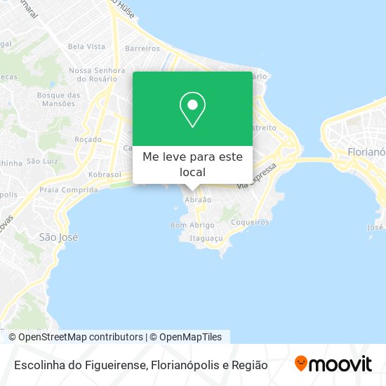 Escolinha do Figueirense mapa