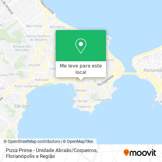 Pizza Prime - Unidade Abraão / Coqueiros mapa
