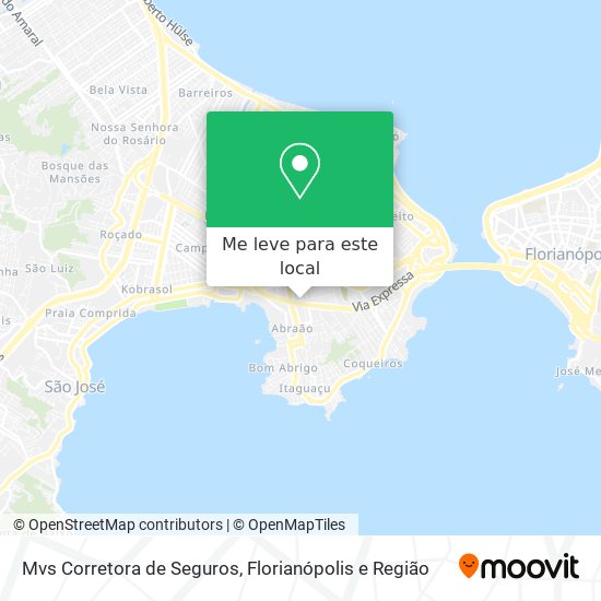 Mvs Corretora de Seguros mapa