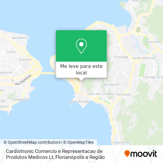 Cardiotronic Comercio e Representacao de Produtos Medicos Lt mapa