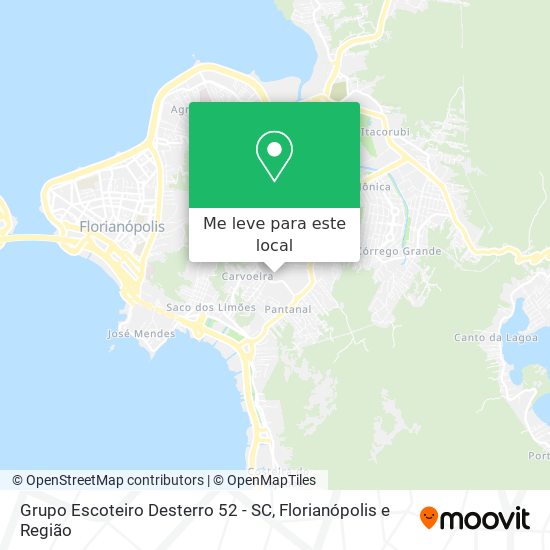 Grupo Escoteiro Desterro 52 - SC mapa