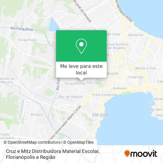 Cruz e Mitz Distribuidora Material Escolar mapa