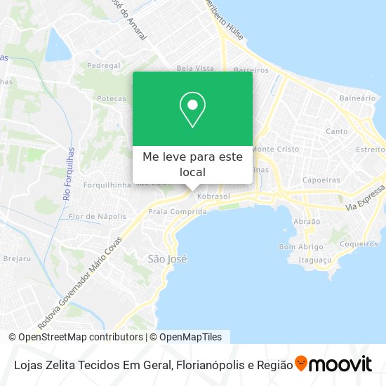 Lojas Zelita Tecidos Em Geral mapa