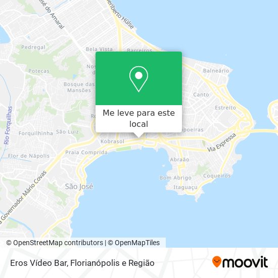 Eros Vídeo Bar mapa