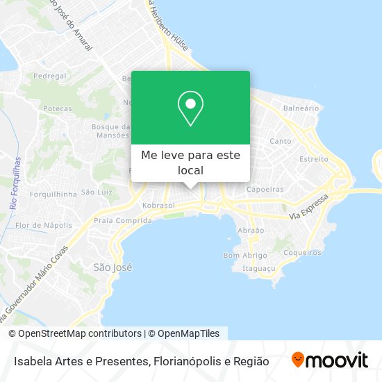 Isabela Artes e Presentes mapa