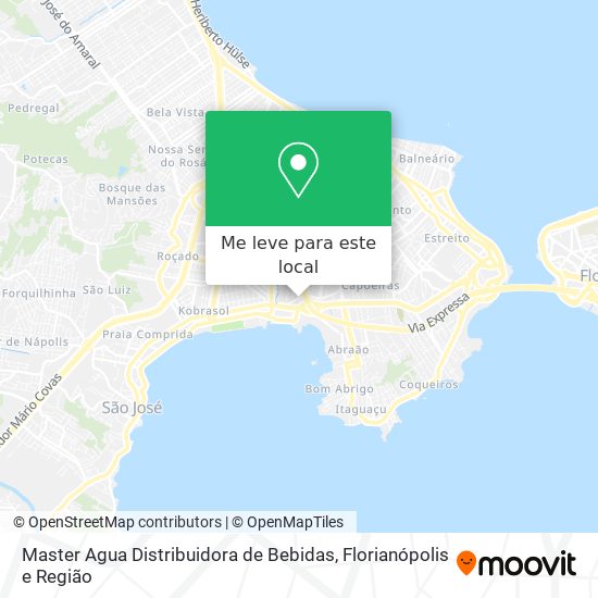 Master Agua Distribuidora de Bebidas mapa
