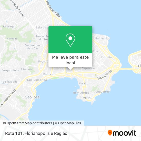 Rota 101 mapa