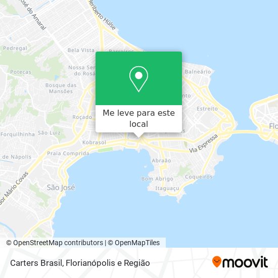 Carters Brasil mapa