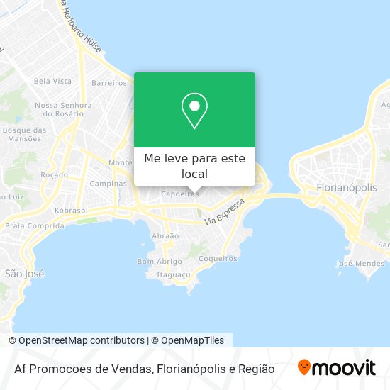 Af Promocoes de Vendas mapa