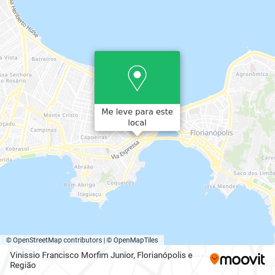 Vinissio Francisco Morfim Junior mapa