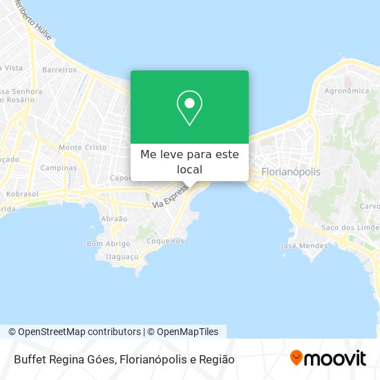 Buffet Regina Góes mapa