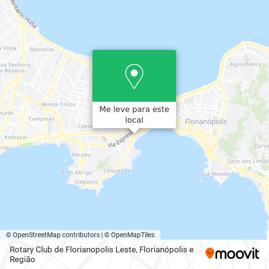 Rotary Club de Florianopolis Leste mapa