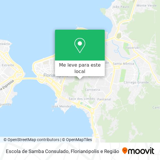 Escola de Samba Consulado mapa