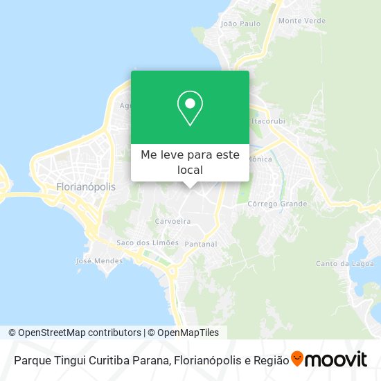 Parque Tingui Curitiba Parana mapa