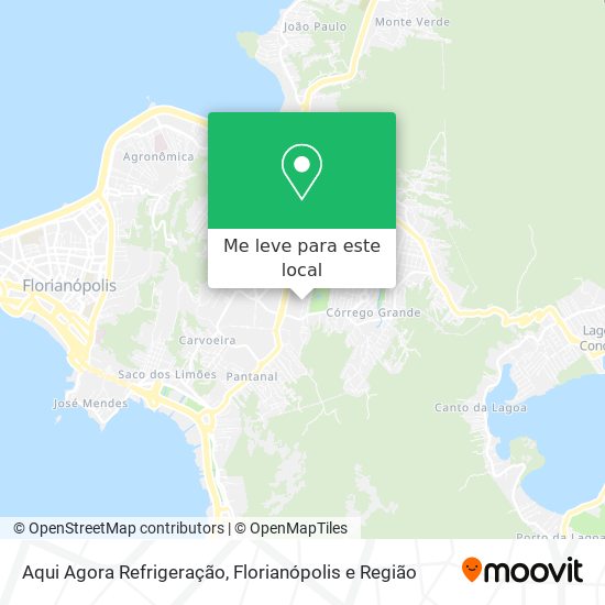 Aqui Agora Refrigeração mapa