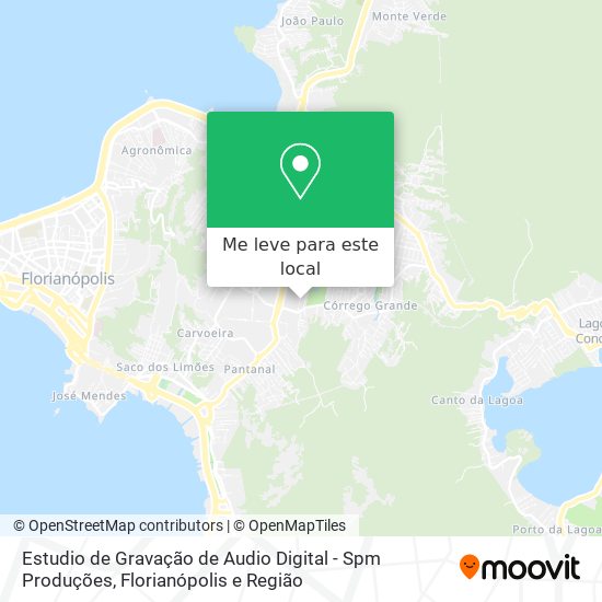 Estudio de Gravação de Audio Digital - Spm Produções mapa