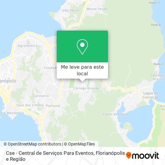 Cse - Central de Serviços Para Eventos mapa