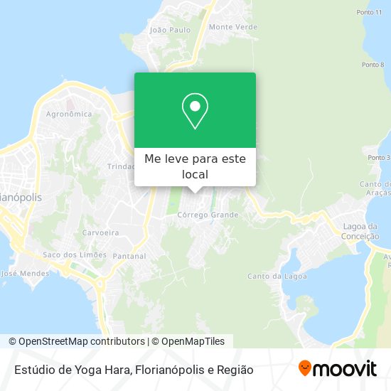 Estúdio de Yoga Hara mapa