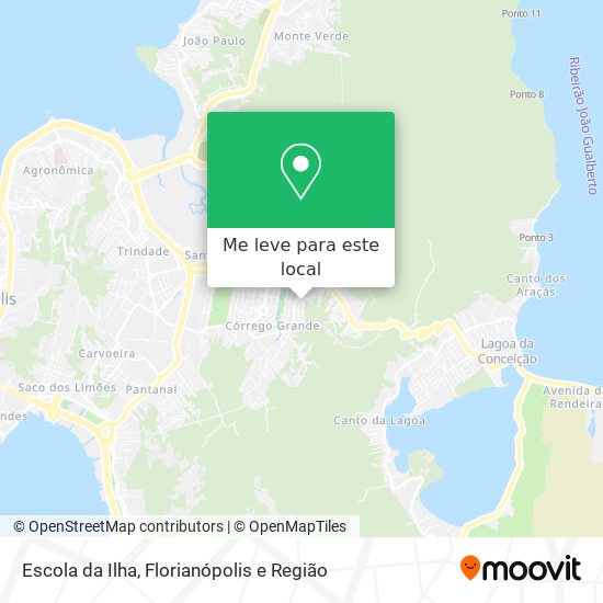 Escola da Ilha mapa