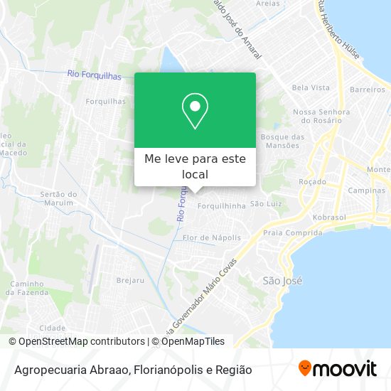 Agropecuaria Abraao mapa