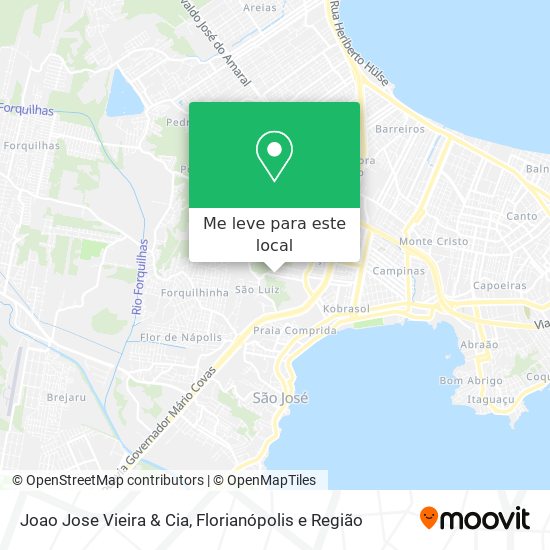 Joao Jose Vieira & Cia mapa