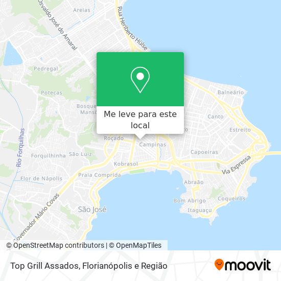 Top Grill Assados mapa