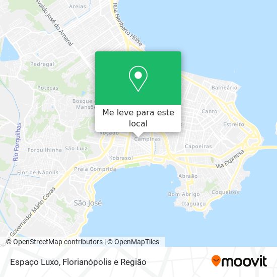 Espaço Luxo mapa