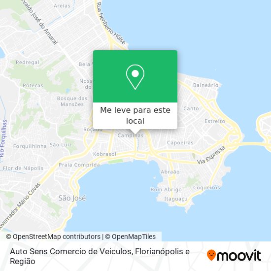 Auto Sens Comercio de Veiculos mapa