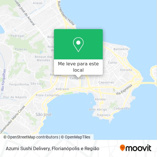 Azumi Sushi Delivery mapa
