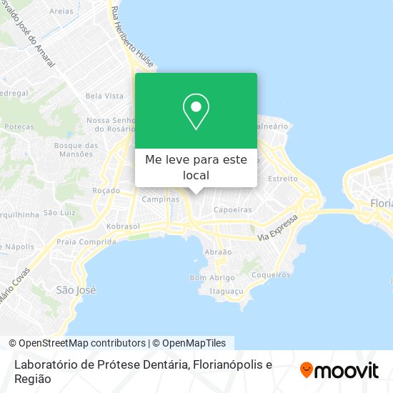 Laboratório de Prótese Dentária mapa