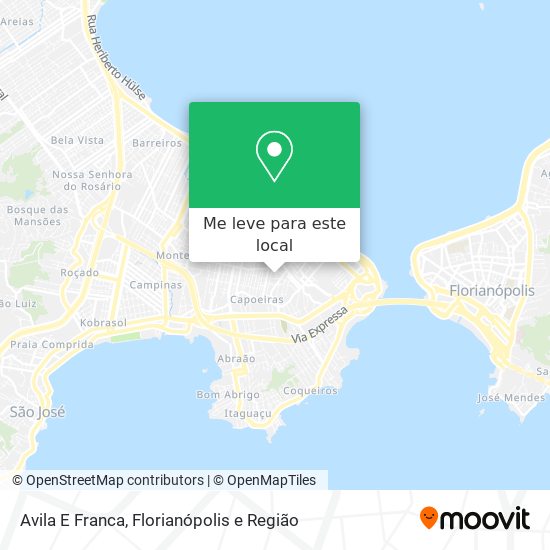 Avila E Franca mapa
