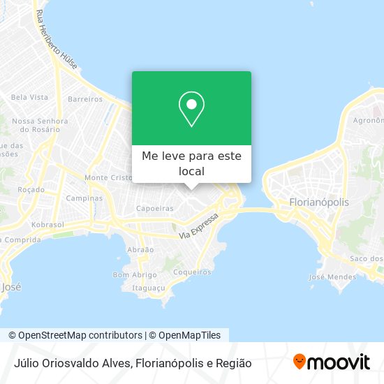 Júlio Oriosvaldo Alves mapa