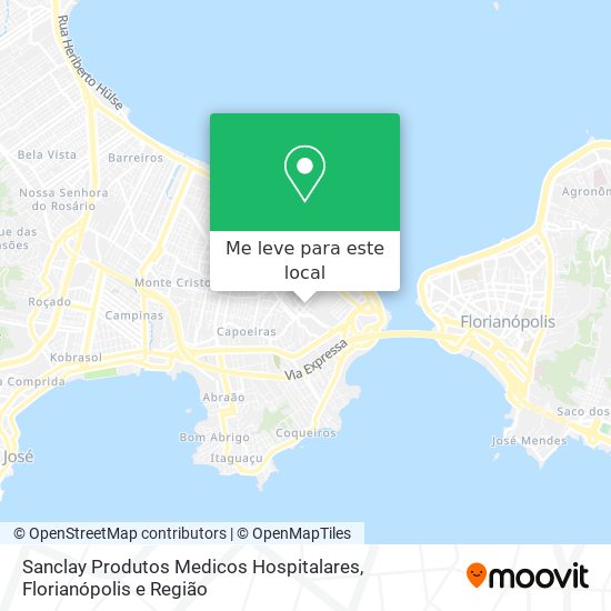 Sanclay Produtos Medicos Hospitalares mapa