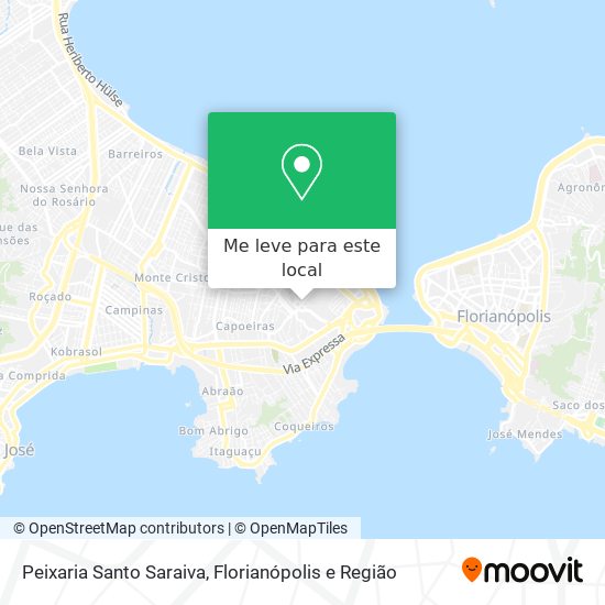 Peixaria Santo Saraiva mapa