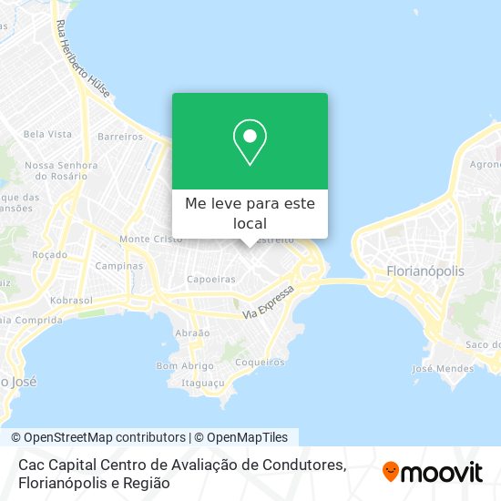 Cac Capital Centro de Avaliação de Condutores mapa