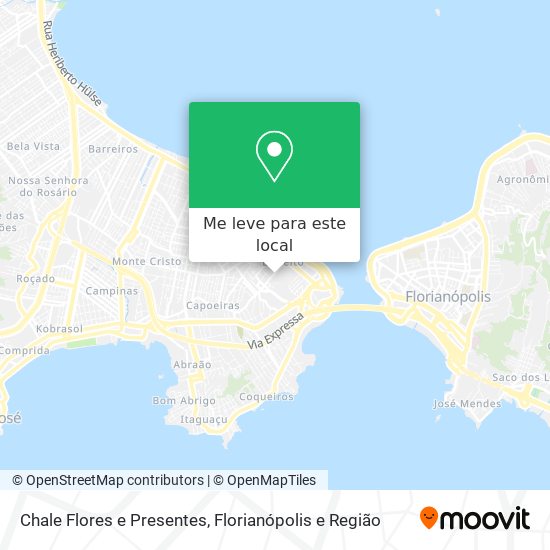 Chale Flores e Presentes mapa