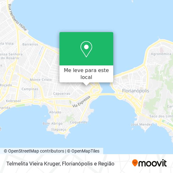 Telmelita Vieira Kruger mapa