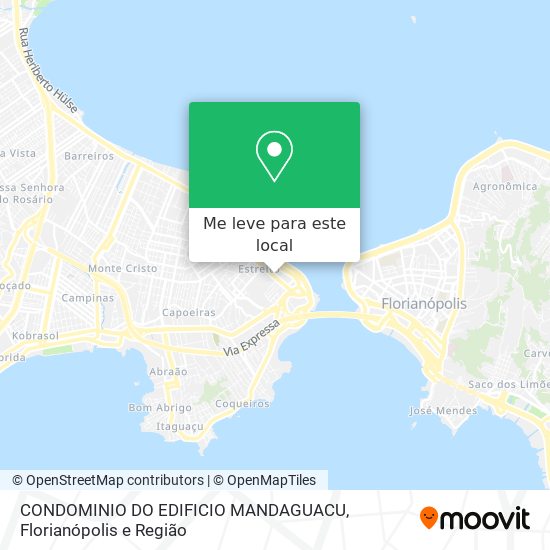 CONDOMINIO DO EDIFICIO MANDAGUACU mapa