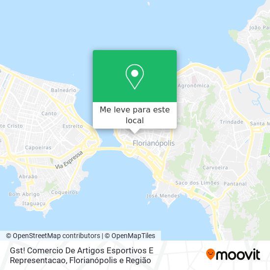 Gst! Comercio De Artigos Esportivos E Representacao mapa