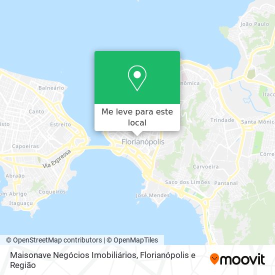 Maisonave Negócios Imobiliários mapa