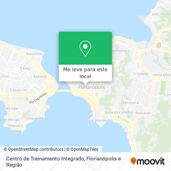 Centro de Treinamento Integrado mapa