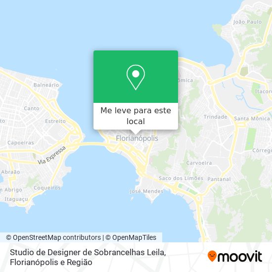 Studio de Designer de Sobrancelhas Leila mapa