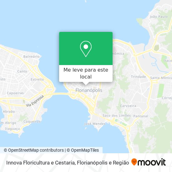 Innova Floricultura e Cestaria mapa